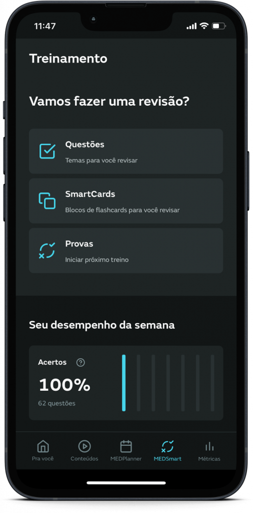 tela da seção medsmart do medsoft